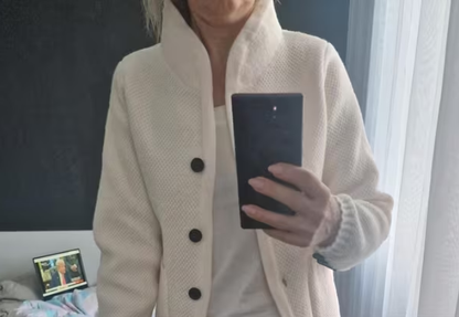 Cardigan classique en maille texturée