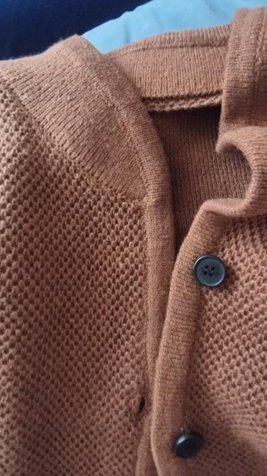 Cardigan classique en maille texturée