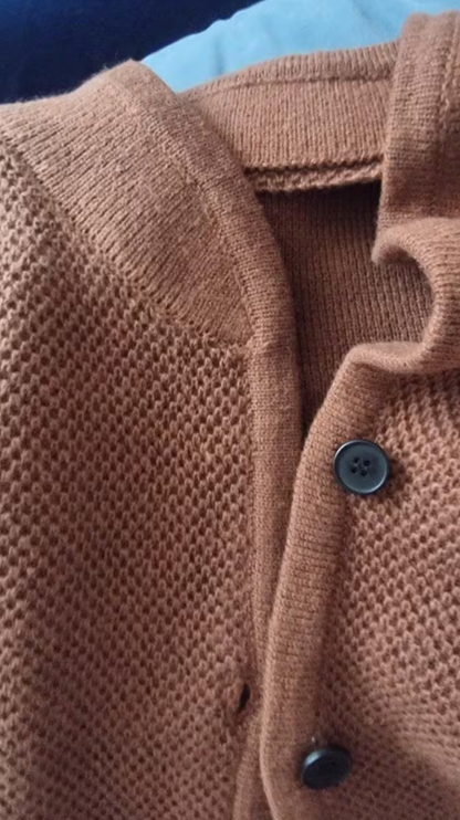 Cardigan classique en maille texturée