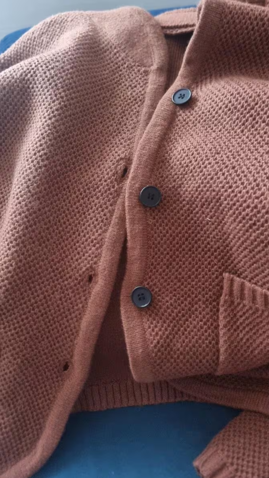 Cardigan classique en maille texturée