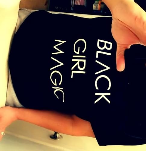 Black Magic Girl T-shirt – soft breathable cotton statement tee for women