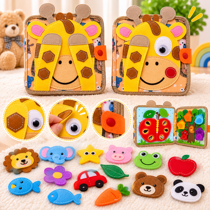 Montessori Giraffe Activity Book
