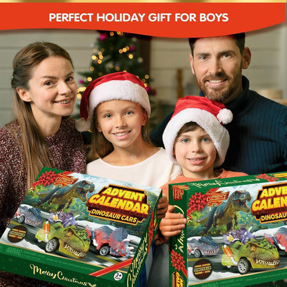 Calendrier de l'Avent Voiture Dinosaure + Carte Cadeau & Bracelet GRATUITS