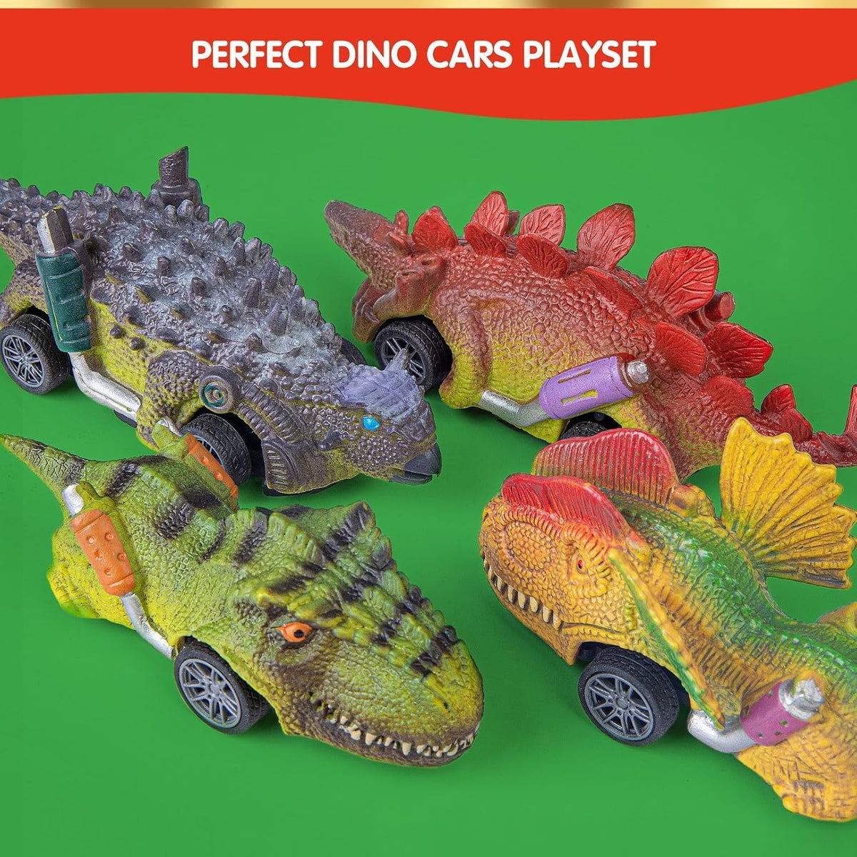 Calendrier de l'Avent Voiture Dinosaure + Carte Cadeau & Bracelet GRATUITS