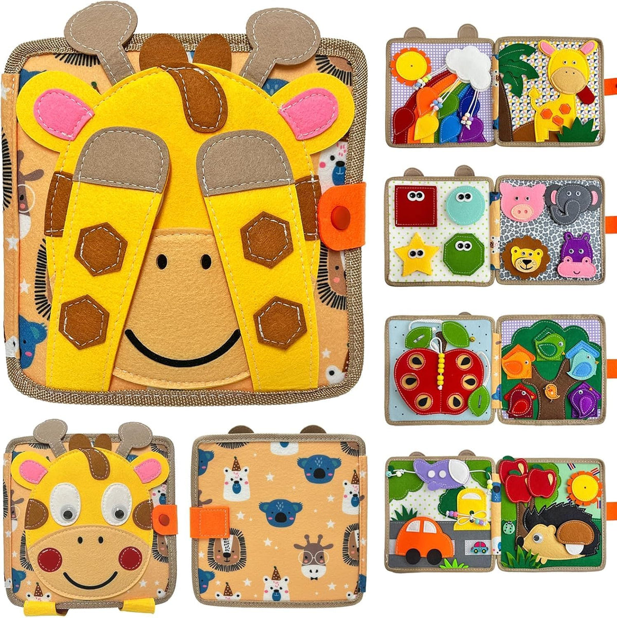 Montessori Giraffe Activity Book