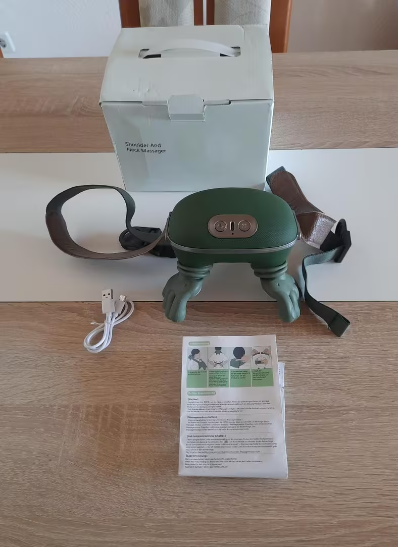 Human-Hand Kneading Neck Massager