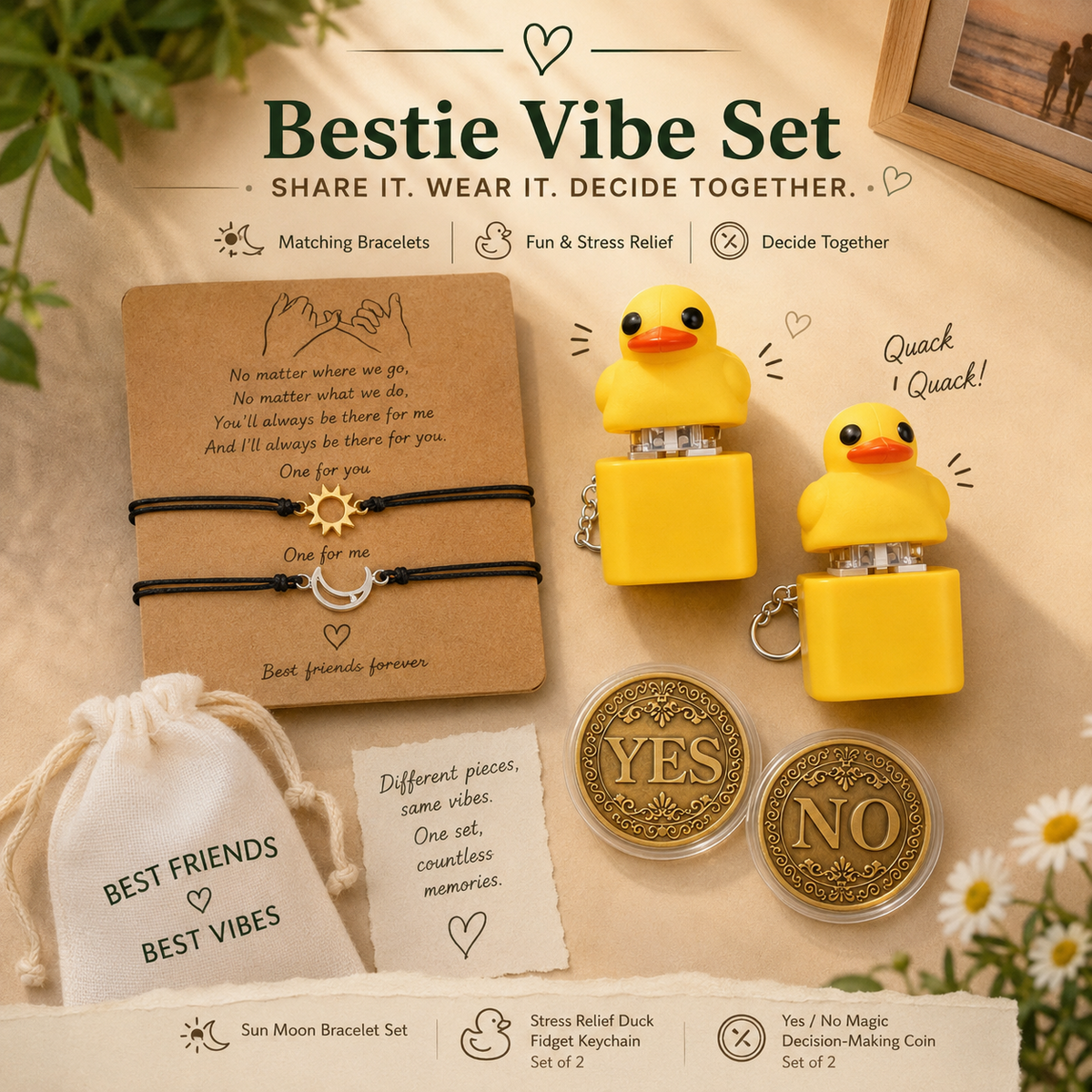 Bestie Vibe Set – ultimate BFF gift bundle with matching accessories for two best friends