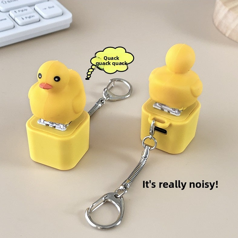 Fidget keychain clicker toys set of 2 – stress relief gift for best friends