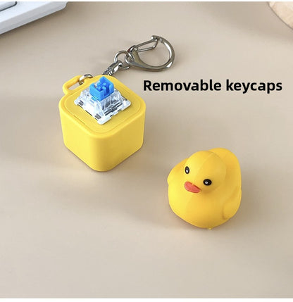Fidget keychain clicker toys set of 2 – stress relief gift for best friends
