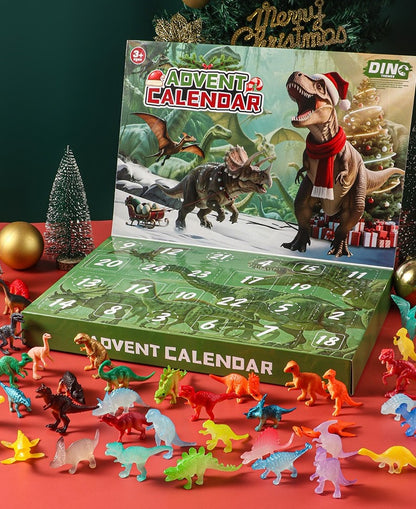 Calendrier de l'Avent de Noël Dinosaure + Carte Cadeau & Bracelet GRATUITS