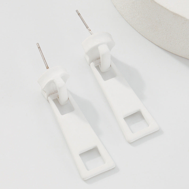 Cute zipper earrings in multiple colors – unique statement earrings for women