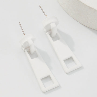 Cute zipper earrings in multiple colors – unique statement earrings for women