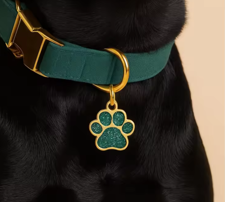 Free gifts – cloud drops brooch for owner and sparkly leash charm for dog
