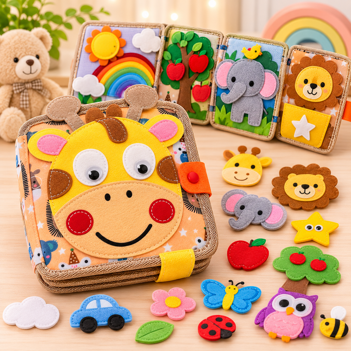 Montessori Giraffe Activity Book