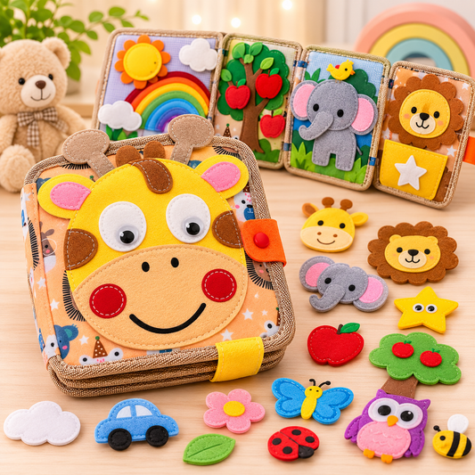 Montessori Giraffe Activity Book