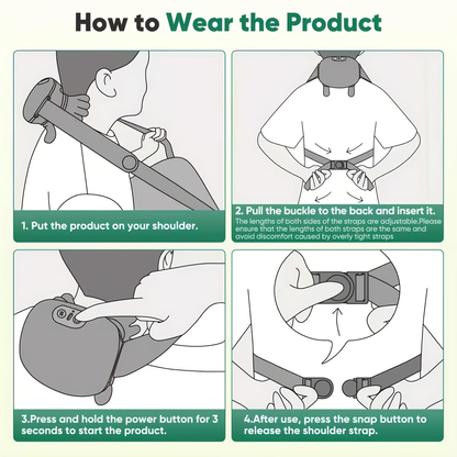 Human-Hand Kneading Neck Massager
