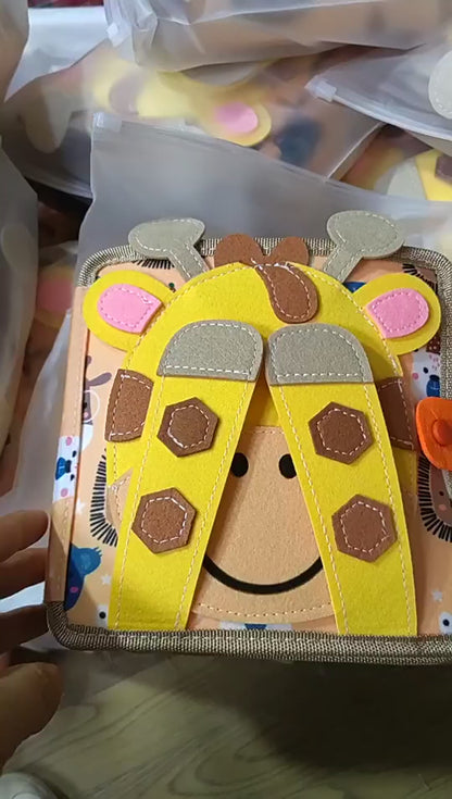 Montessori Giraffe Activity Book