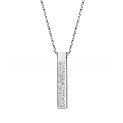 Ayat Al-Kursi Protection Necklace Silver Color – Spiritual Gift Set