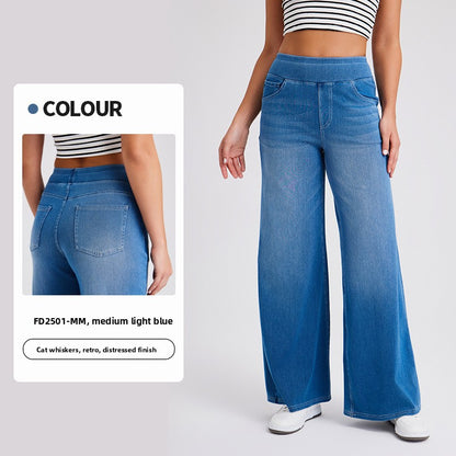 Women's Wide-Leg Denim Pants