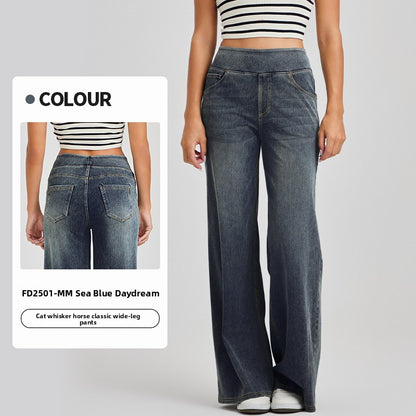 Women's Wide-Leg Denim Pants