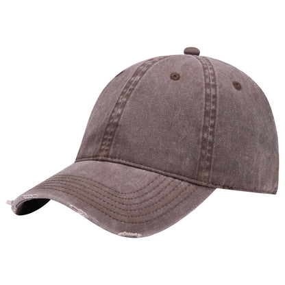Vintage Washed Dad Cap brown color – Fortune Vibe Set Unisex Style